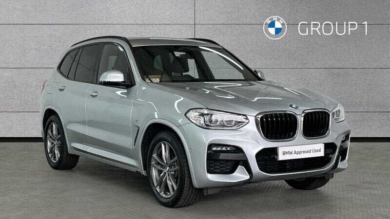 Silver Used 2021 BMW X3 M Sport SUV | £27,990 (Good price) - Image 1/4