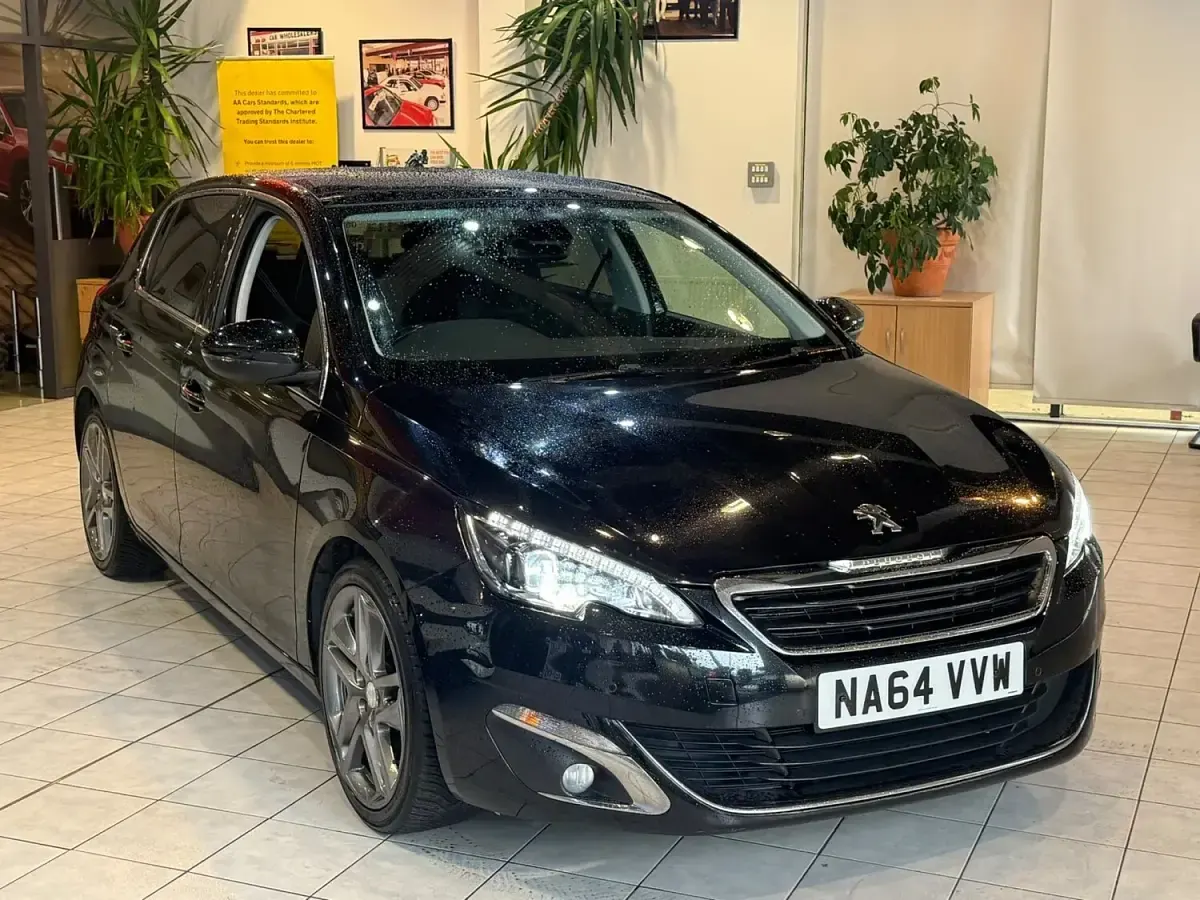 Used Peugeot 308 115 HP (84 kW) 2014 Black Hatchback