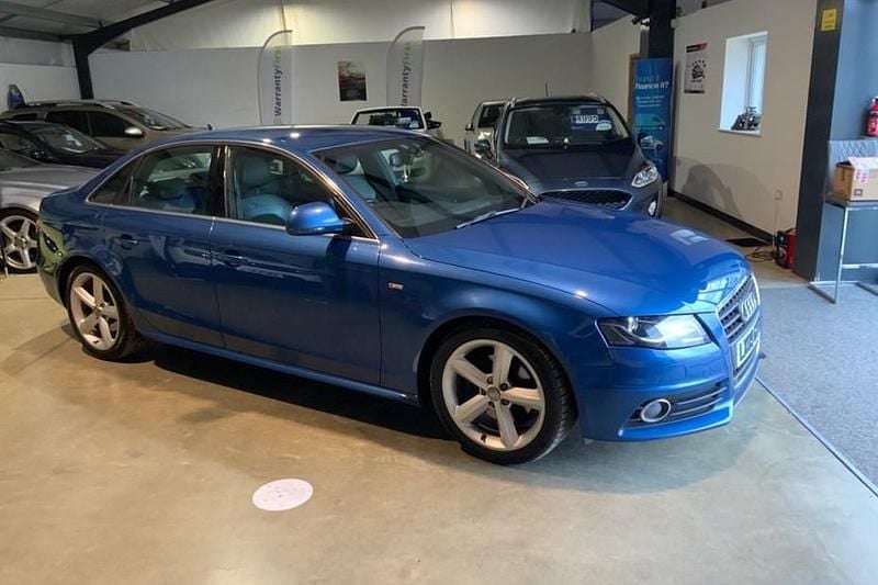 Used Audi A4 S-Line 143 HP (105 kW) 2009 Blue Sedan