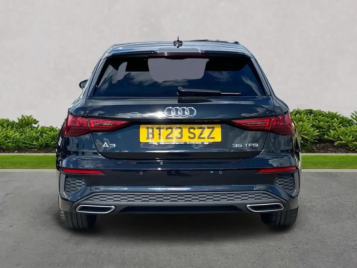 Used Audi A3 S-Line 150 HP (110 kW) 2023 Black Sedan