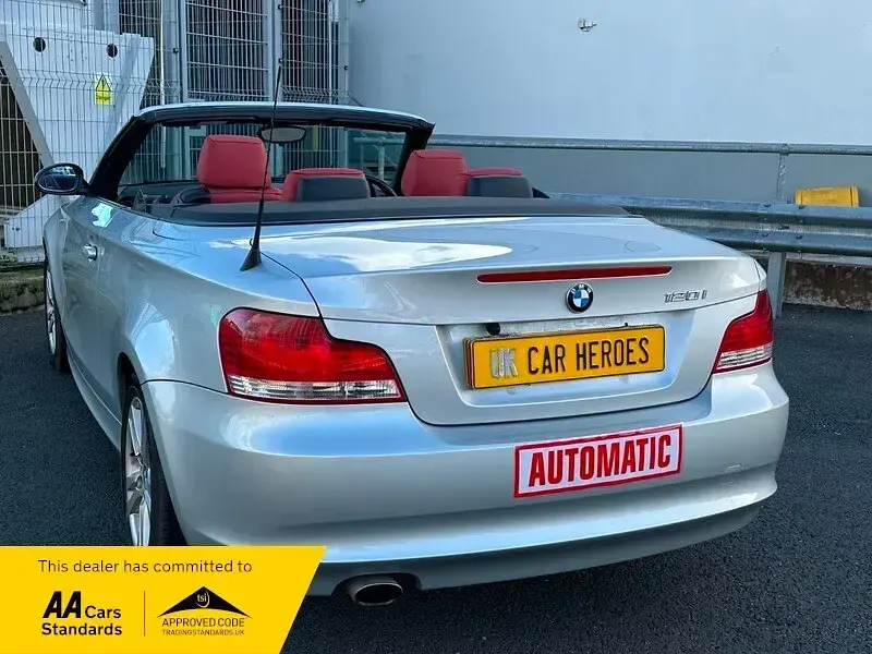 Used BMW 120 Cabriolet M Sport 2008 Silver Cabriolet