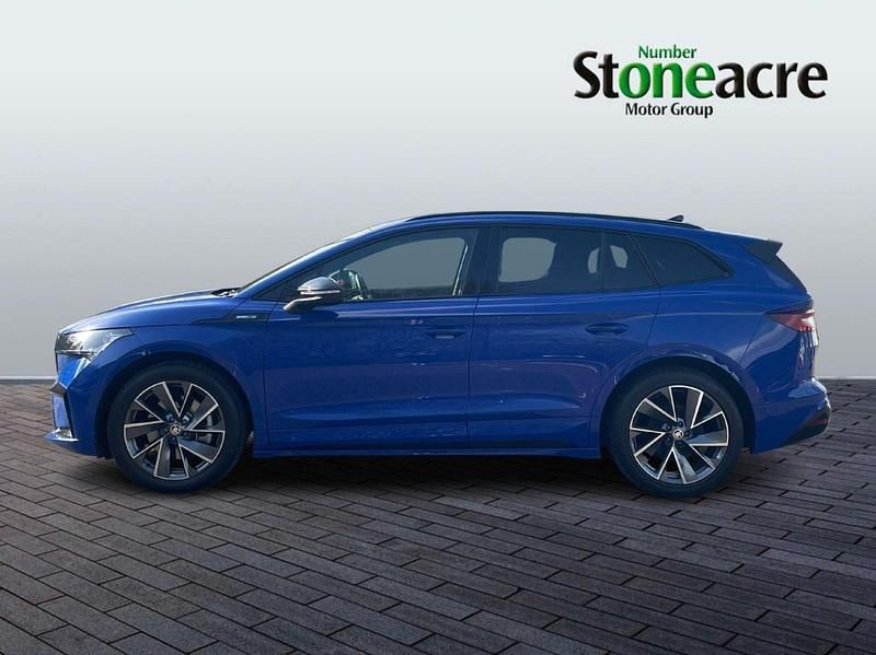 Used Skoda Enyaq iV SportlinePlus 210 kW (286 HP) 2024 Blue SUV