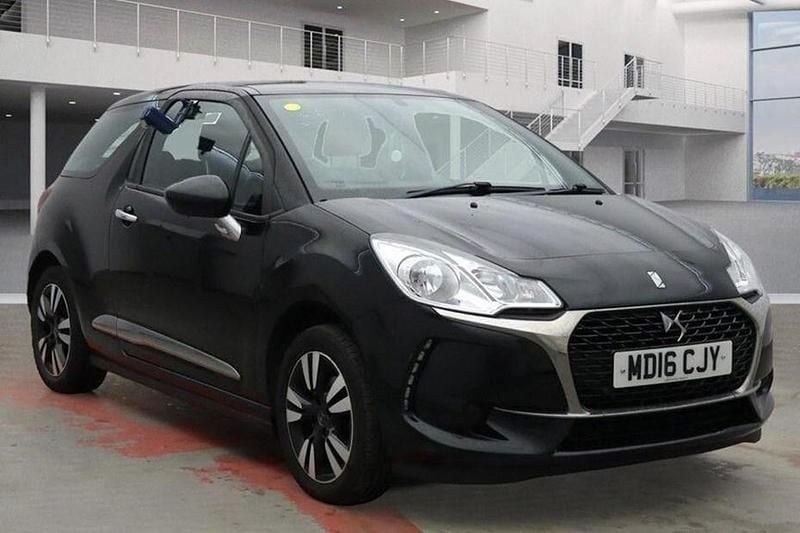 Black Used 2016 DS Automobiles DS3 Chic Hatchback | £3,495 (Good price) - Image 1/1
