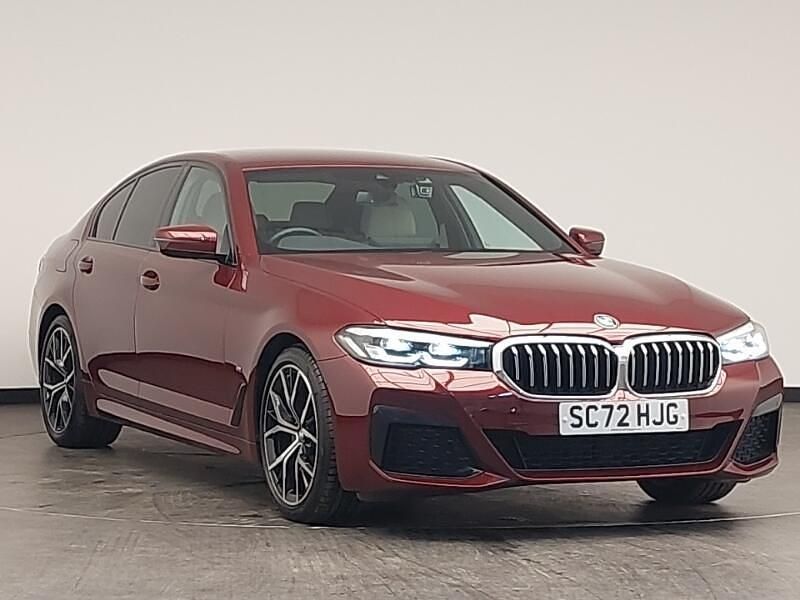 Red Used 2023 BMW 520 M Sport Sedan | £31,798 (A bit pricey) - Image 1/4