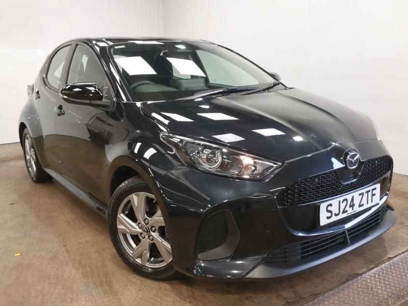 Black Used 2024 Mazda 2 Exclusive-Line Hatchback | £16,298 (Fair price) - Image 1/4