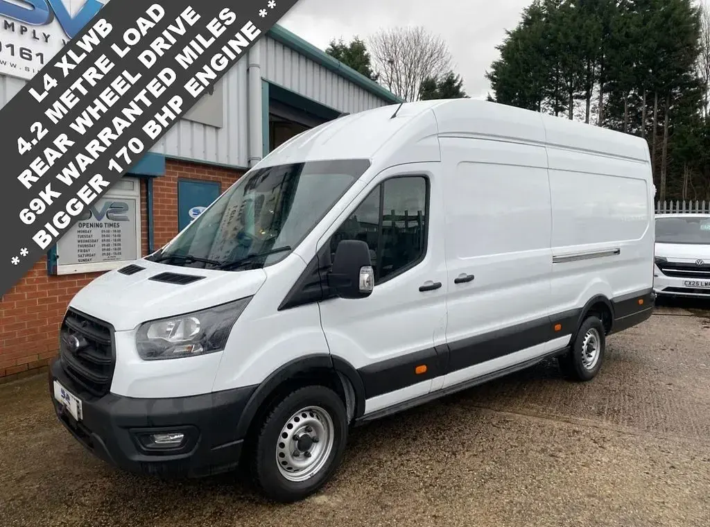 Used Ford Transit 170 HP (125 kW) 2023 White Van