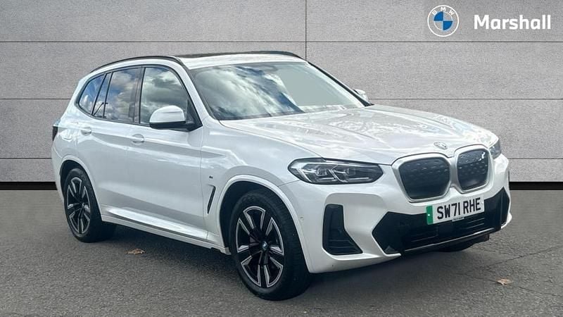 White Used 2022 BMW iX3 M Sport SUV | £28,678 (Good price) - Image 1/4