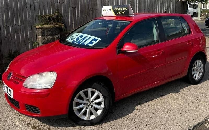 Red Used 2007 VW Golf V Match Hatchback | £1,495 (Fair price) - Image 1/4