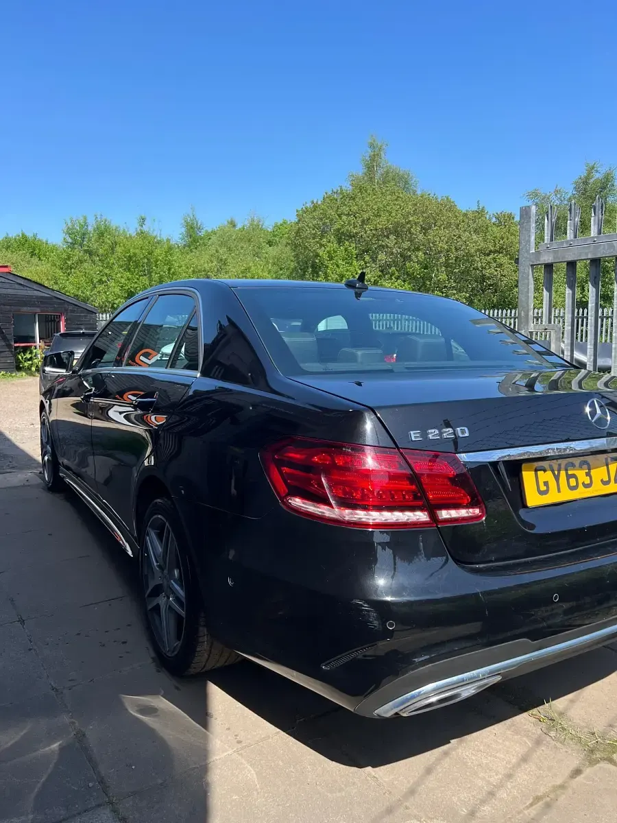 Used Mercedes E220 AMG 170 HP (125 kW) 2014 Black Sedan