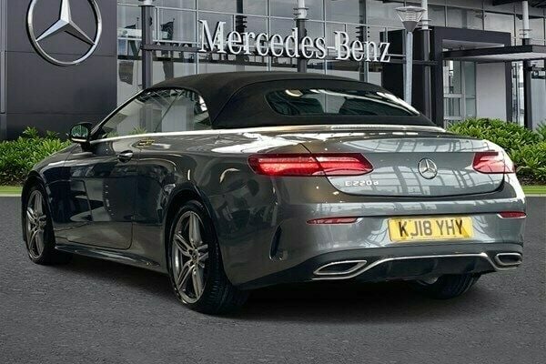 Grey Used 2018 Mercedes E220 AMG line Cabriolet | £18,480 (Good price) - Image 1/4
