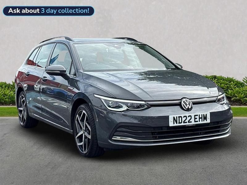 Grey Used 2022 VW Golf VIII Style Estate | £17,499 (Good price) - Image 1/4