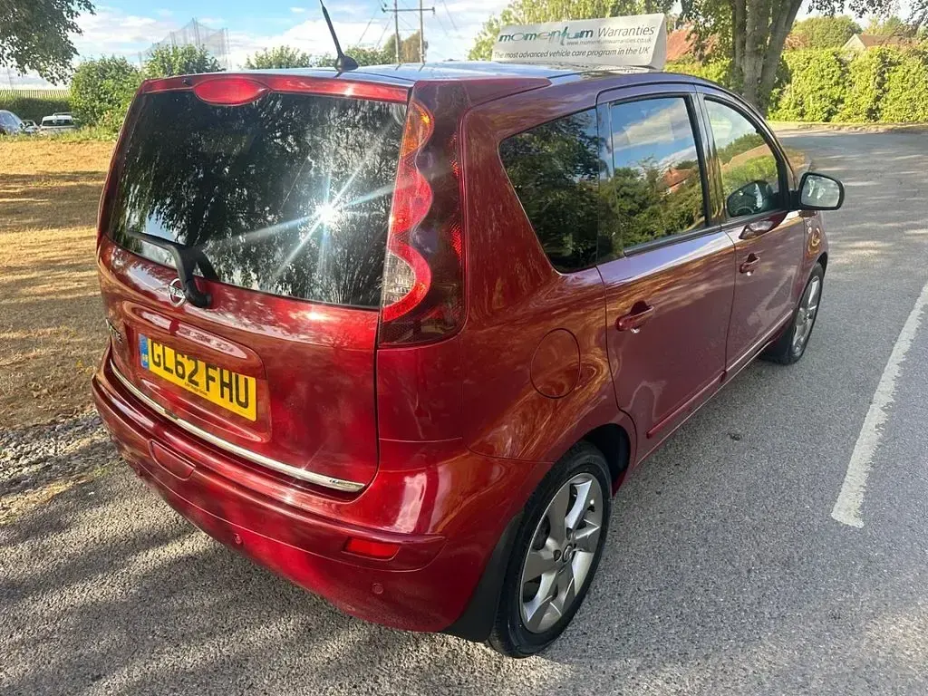 Used Nissan Note N-TEC 110 HP (80 kW) 2012 Red Hatchback