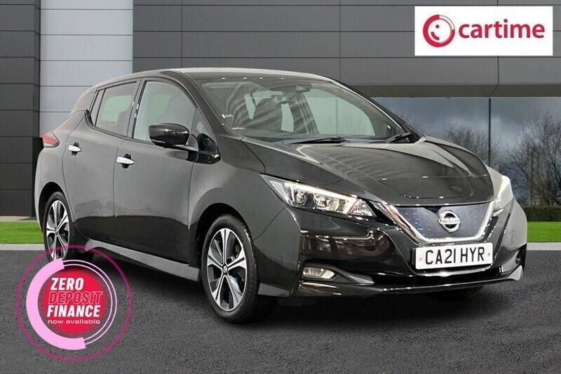 Black Used 2021 Nissan Leaf Hatchback | £9,450 (Good price) - Image 1/3