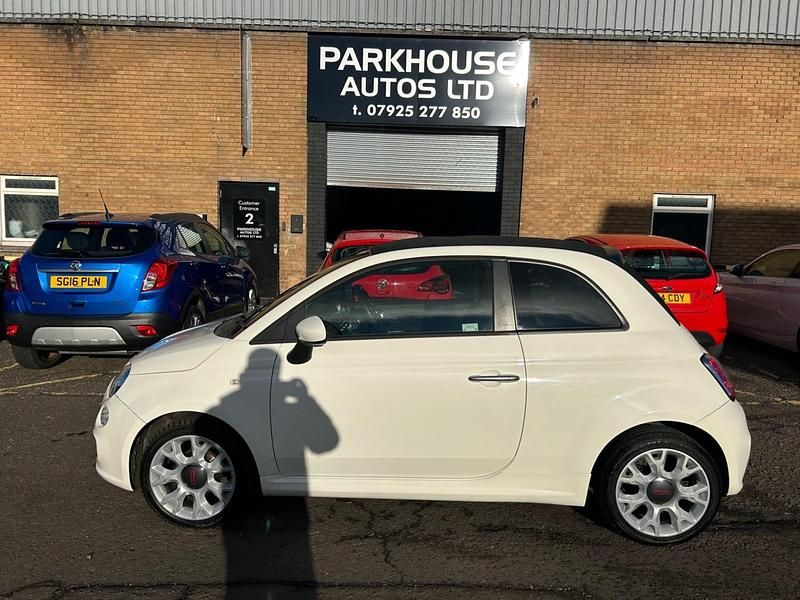 White Used 2014 Fiat 500 S Cabriolet | £4,890 (Fair price) - Image 1/4