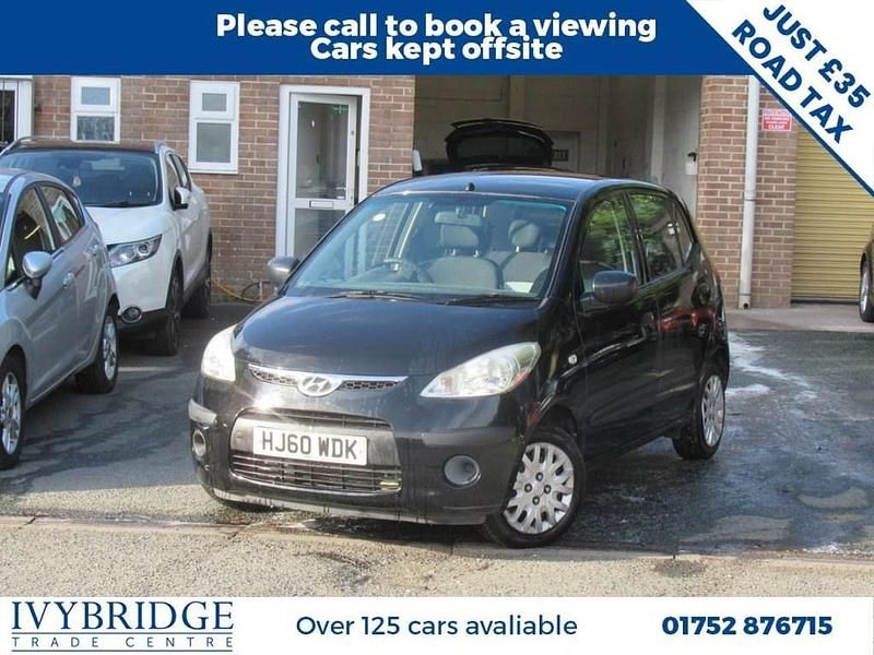 Black Used 2010 Hyundai i10 Classic Hatchback | £2,775 (Fair price) - Image 1/2