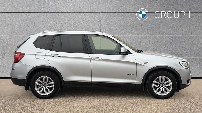 Used BMW X3 Sport Line 258 HP (189 kW) 2015 Silver SUV