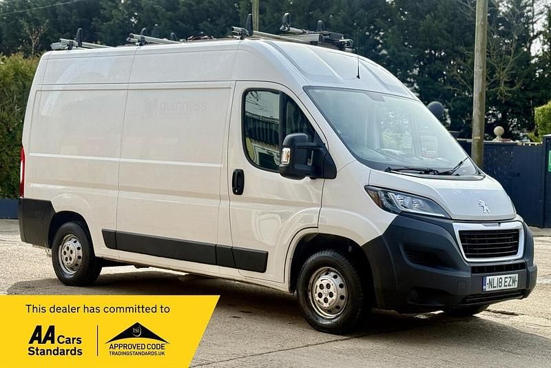 Used Peugeot Boxer 130 HP (95 kW) 2018 White Van