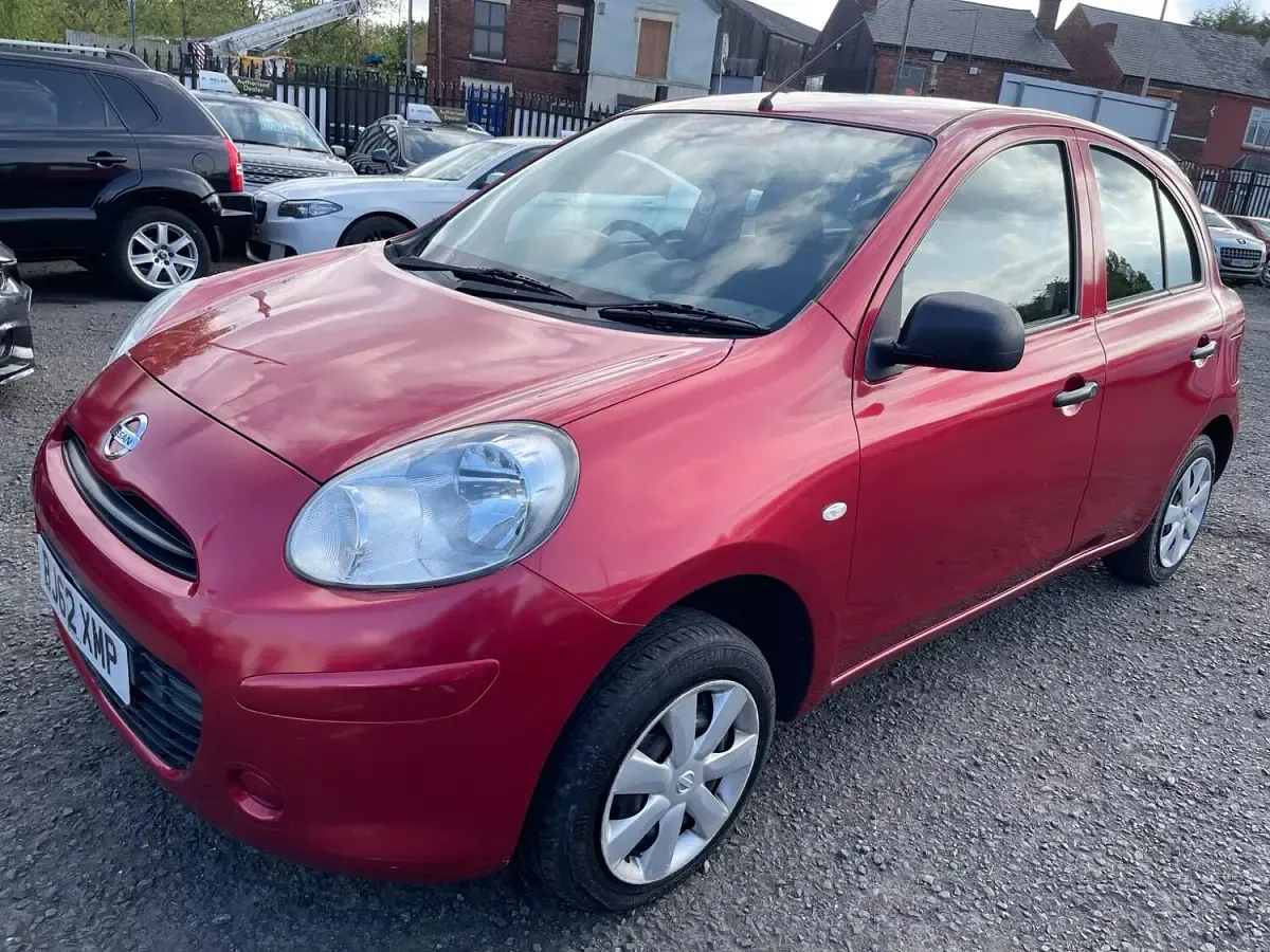 Used Nissan Micra Visia 98 HP (72 kW) 2012 Red Hatchback