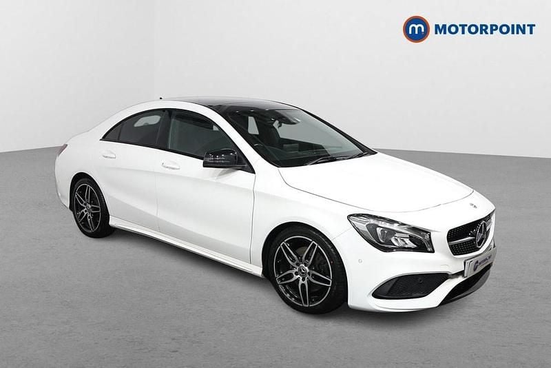 White Used 2018 Mercedes CLA220 AMG line Sedan | £16,699 (Fair price) - Image 1/4