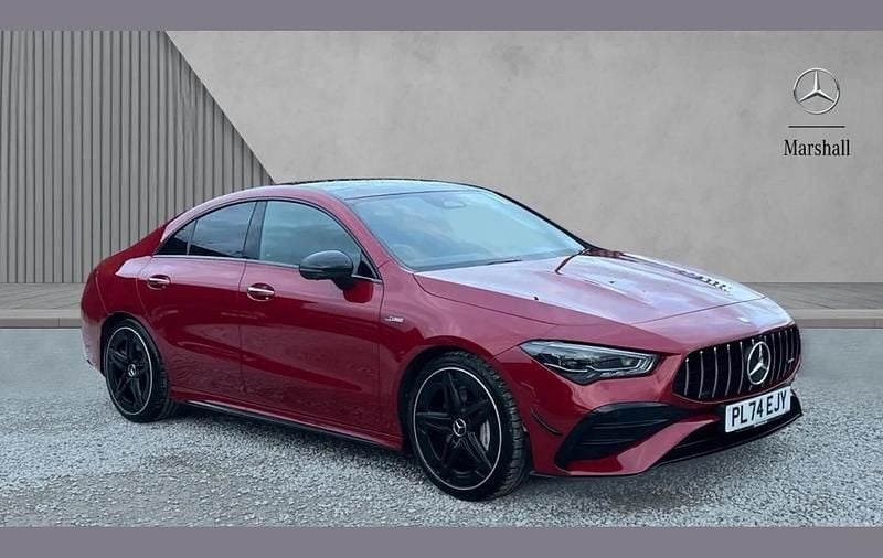 Used Mercedes CLA35 AMG Premium Plus 301 HP (221 kW) 2025 Red Coupe