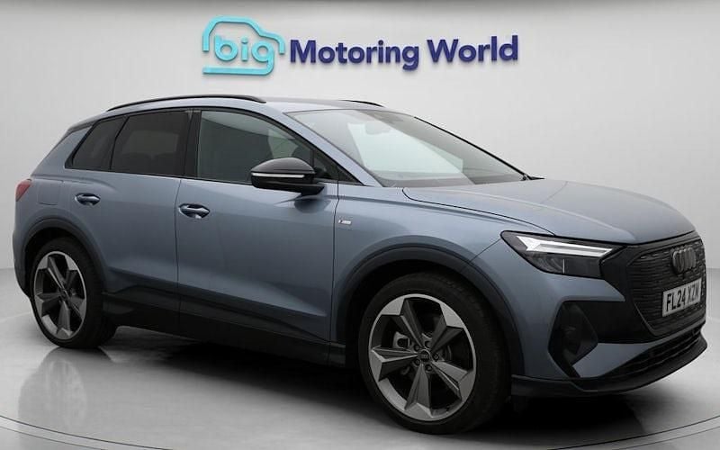 Blue Used 2024 Audi Q4 e-tron Black Edition SUV | £31,800 (Super price) - Image 1/4