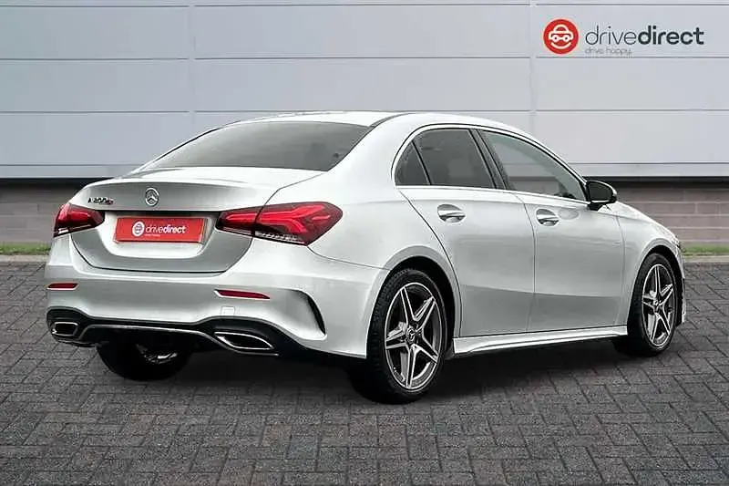Used Mercedes A200 AMG line 163 HP (119 kW) 2020 Silver Sedan