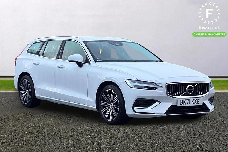 White Used 2021 Volvo V60 Inscription Estate | £18,999 (Super price) - Image 1/4