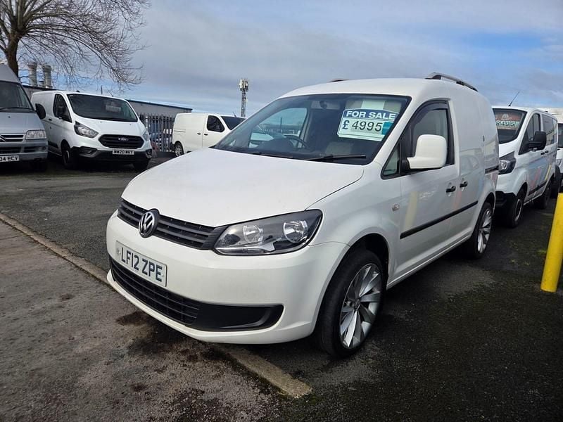 Used VW Caddy 75 HP (55 kW) 2012 White MPV