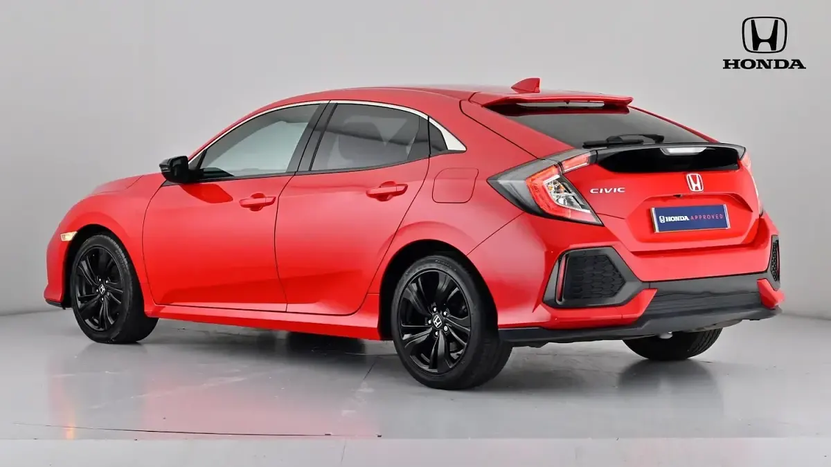 Used Honda Civic SR 126 HP (92 kW) 2020 Red Hatchback
