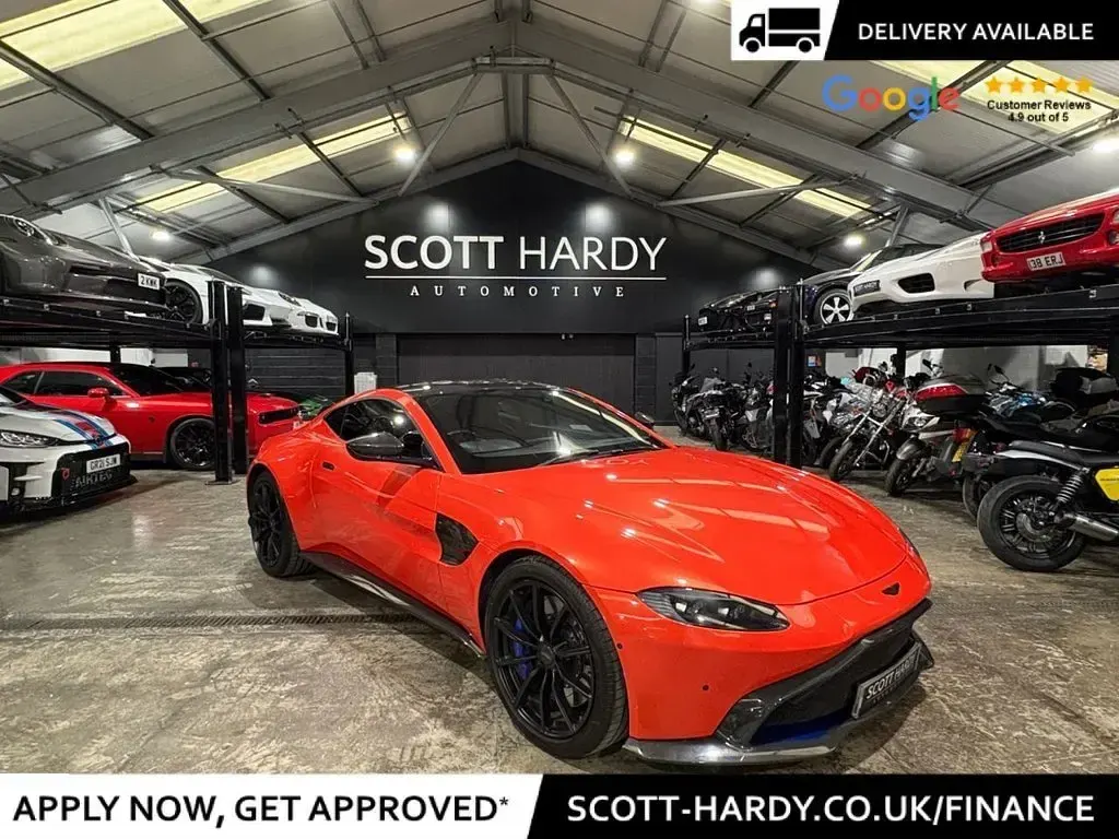 Used Aston Martin V8 Vantage 510 HP (375 kW) 2018 Orange Coupe