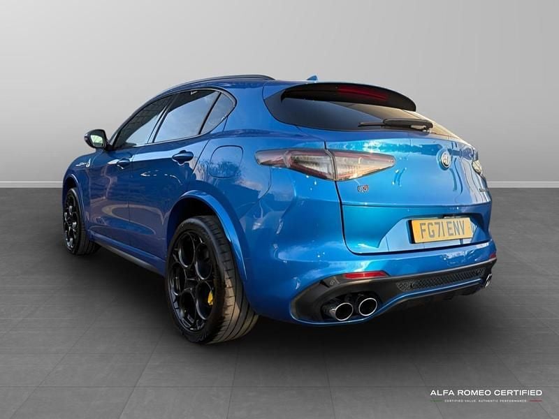 Used Alfa Romeo Stelvio Quadrifoglio 503 HP (369 kW) 2021 Blue SUV