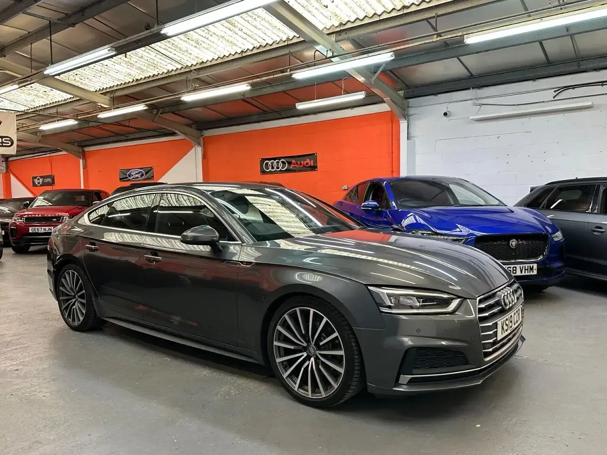 Used Audi A5 Sportback S-Line 190 HP (139 kW) 2019 Grey Hatchback