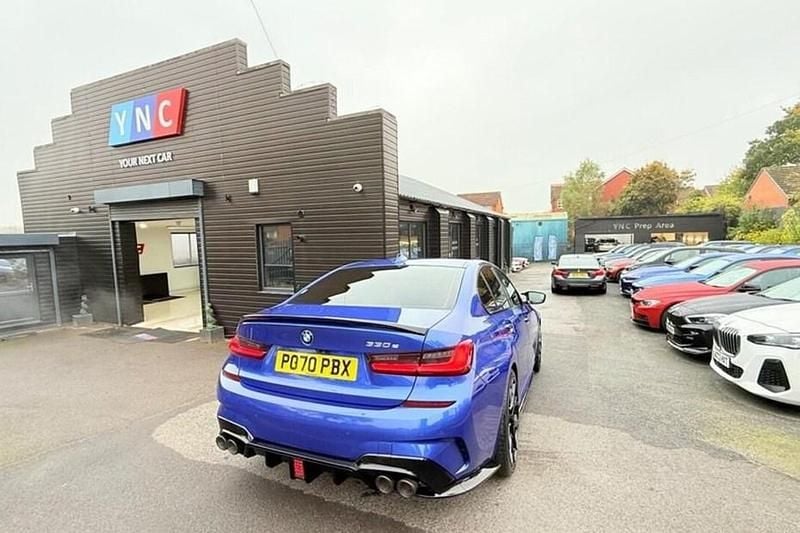 Blue Used 2020 BMW 330e M Sport Sedan | £19,991 (Expensive) - Image 1/1