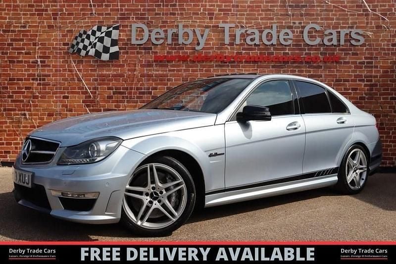Silver Used 2013 Mercedes C63 AMG AMG Sedan | £22,990 (Fair price) - Image 1/4