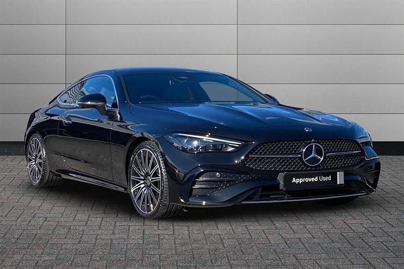 Obsidian black Used 2025 Mercedes CLE300 AMG Line Premium Plus Coupe | £49,990 - Image 1/4