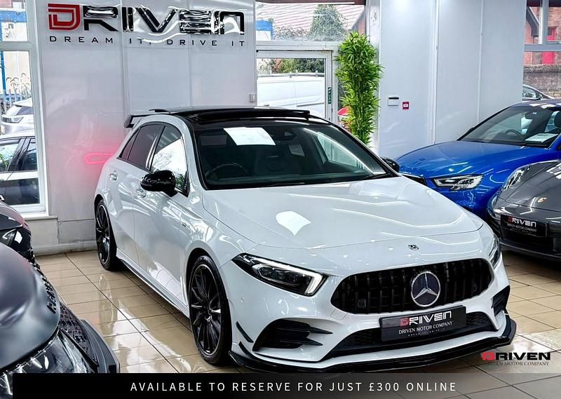 Used Mercedes A35 AMG Premium Plus 2018 White Hatchback