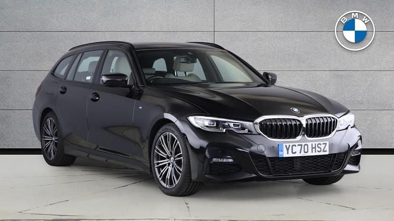 Black Used 2020 BMW 320 M Sport Estate | £24,950 (A bit pricey) - Image 1/4