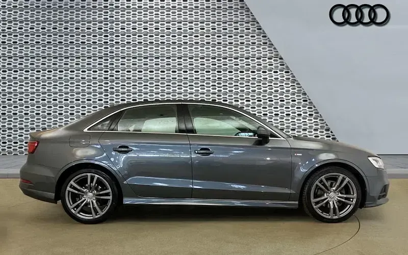 Used Audi A3 S-Line 150 HP (110 kW) 2019 Grey Sedan