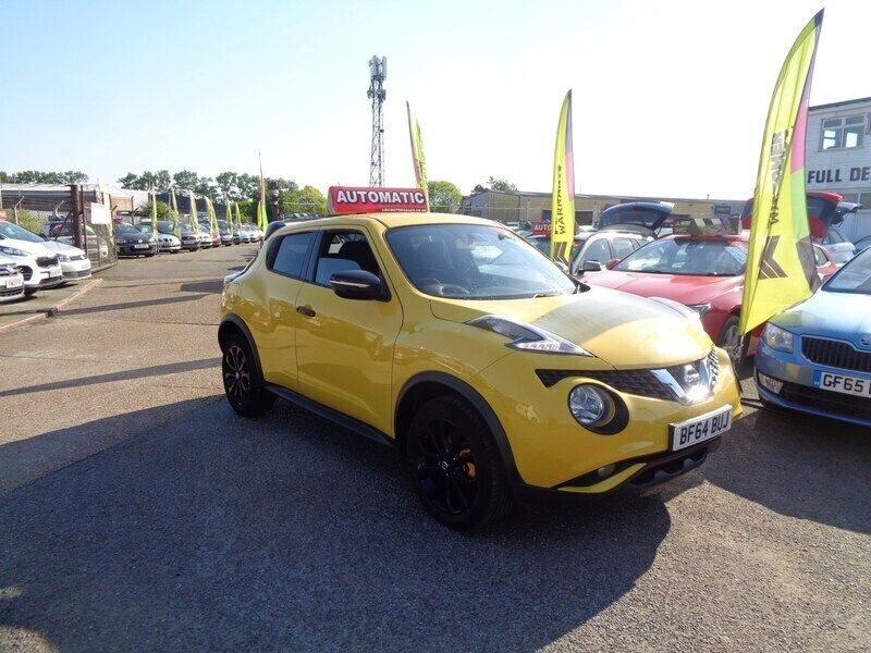 Yellow Used 2014 Nissan Juke Acenta Premium SUV | £7,995 (A bit pricey) - Image 1/4