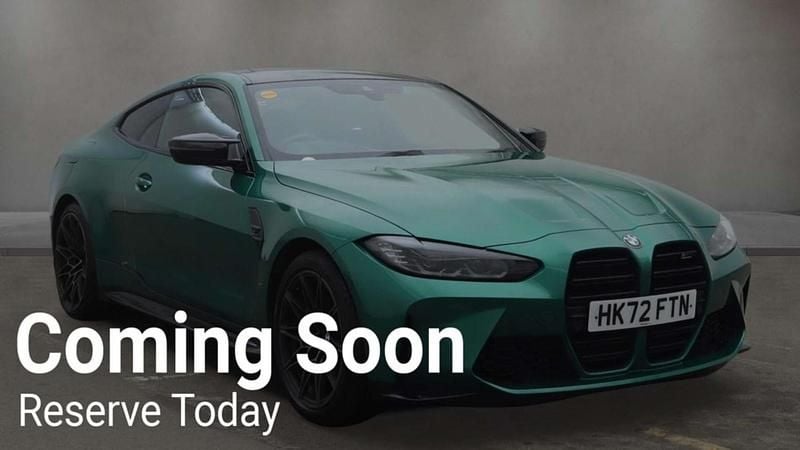 Green Used 2022 BMW M4 Competition Edition Coupe | £51,490 (Good price) - Image 1/4