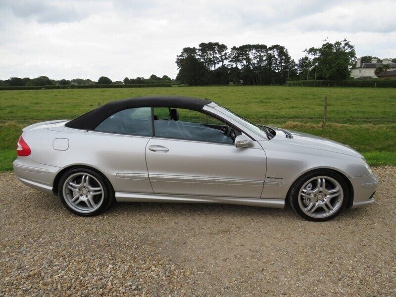 Silver Used 2005 Mercedes CLK55 AMG Cabriolet | £11,450 - Image 1/4
