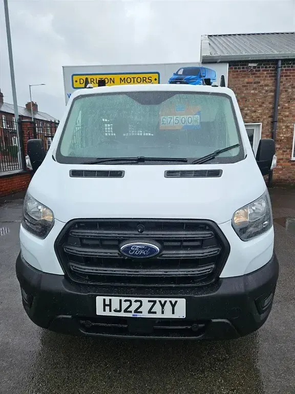 Used Ford Transit 130 HP (95 kW) 2022 White Cabriolet