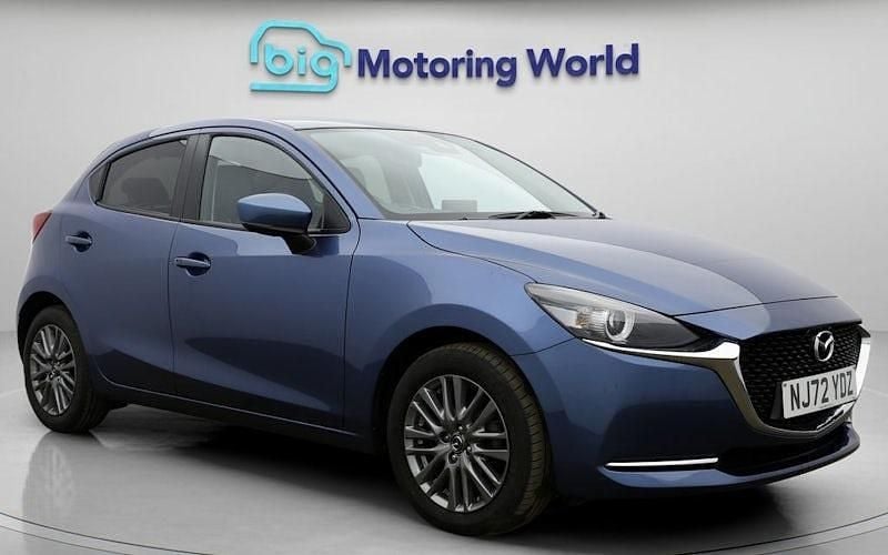 Usado Mazda 2 Inclusive 90 HP (66 kW) 2022 Azul Citadino