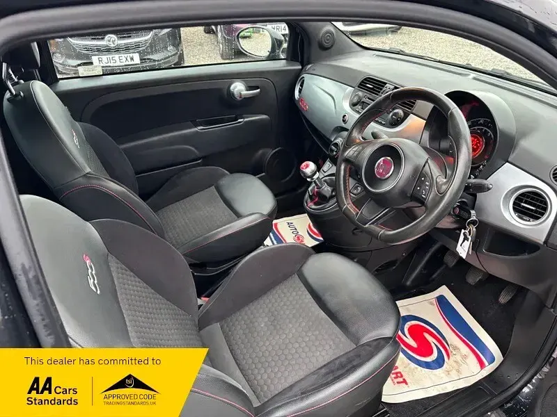 Used Fiat 500 S 69 HP (50 kW) 2013 Black Hatchback