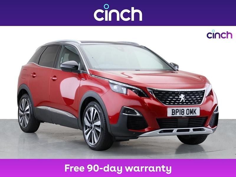 Red Used 2018 Peugeot 3008 Premium SUV | £14,949 (A bit pricey) - Image 1/3
