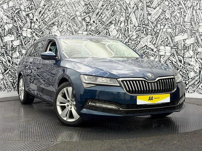 Used Skoda Superb SE L 190 HP (139 kW) 2019 Blue Estate