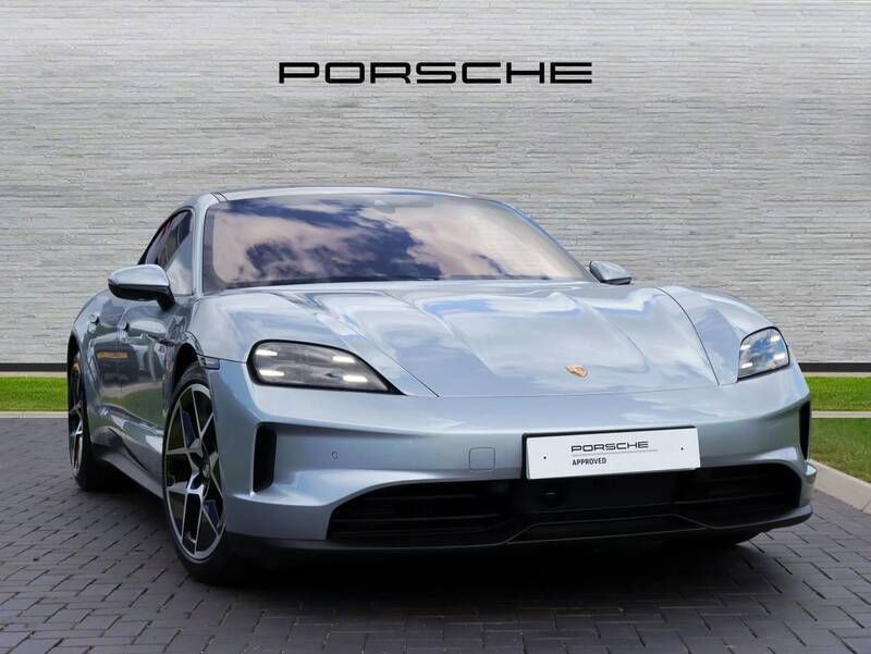 Dolomite silver metallic Used 2024 Porsche Taycan Sedan | £80,000 (Fair price) - Image 1/4