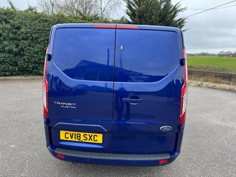 Used Ford Transit Custom Limited 130 HP (95 kW) 2018 Blue Van