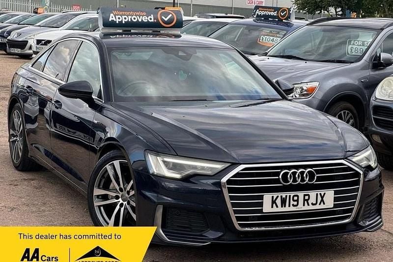 Blue Used 2019 Audi A6 S-Line Sedan | £15,475 (Fair price) - Image 1/1