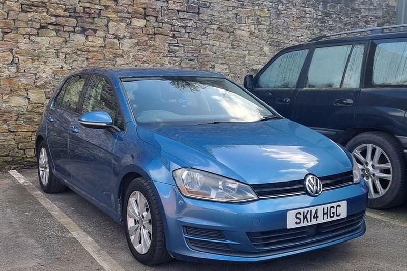 Used VW Golf VII SE 2014 Blue Hatchback